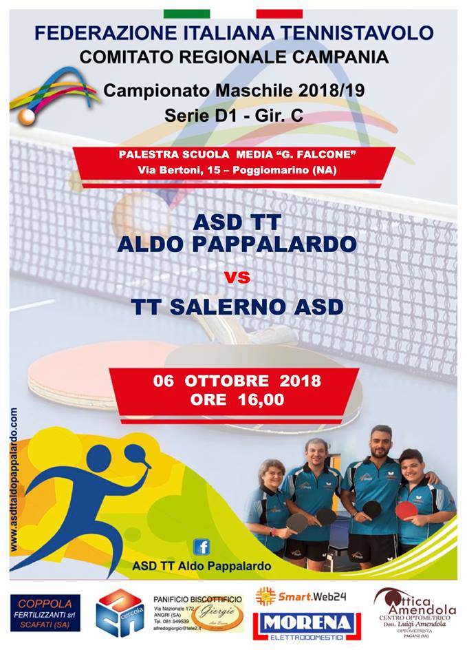2^ Giornata Campionato Maschile Serie D1 Gir. C.