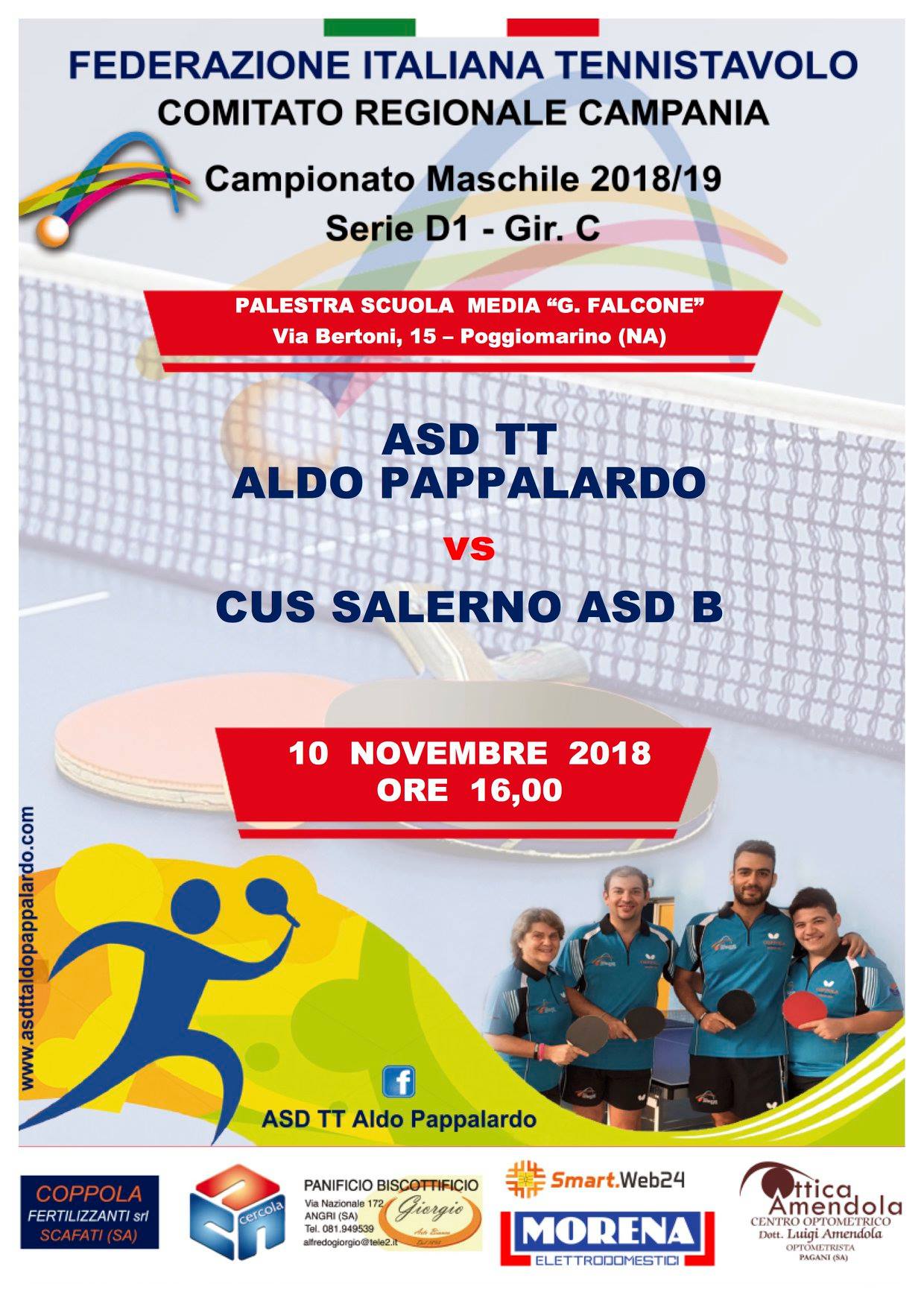 4^ Giornata Campionato Maschile Serie D1 Gir. C.