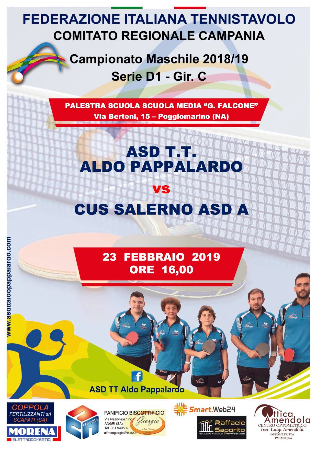 3^ Giornata di Ritorno Campionato Serie D1 Gir. C